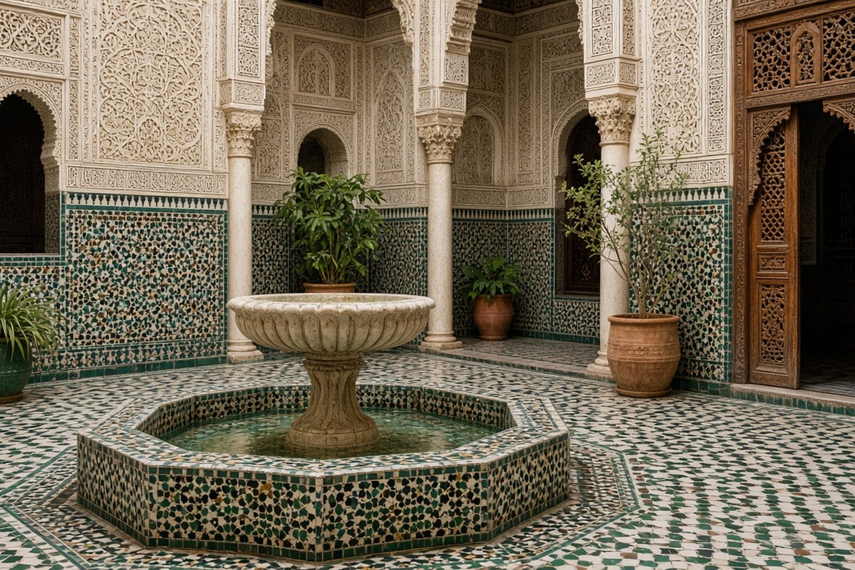 تاریخچه زلیج در معماری ایرانی-مغربی